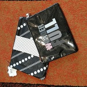 Cosmetic Bag Pouch 2-Piece Set by Mirror Mirror